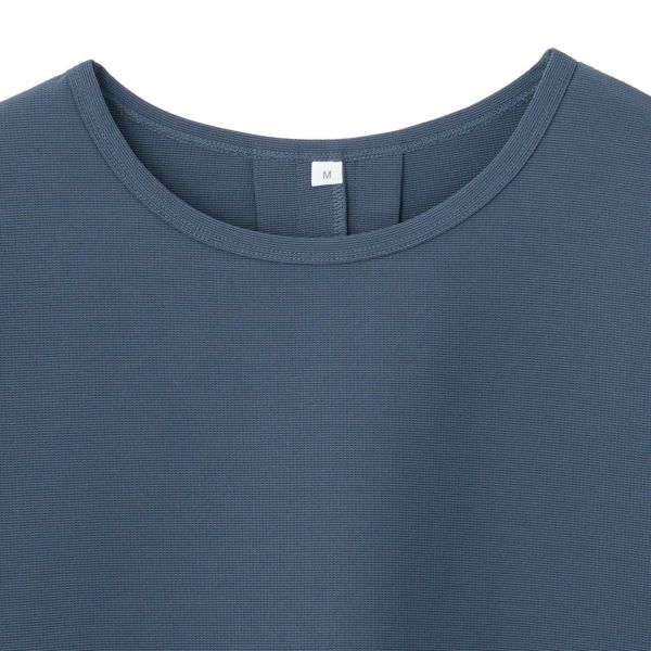 ワッフルリブスリーブスクエアＴシャツ