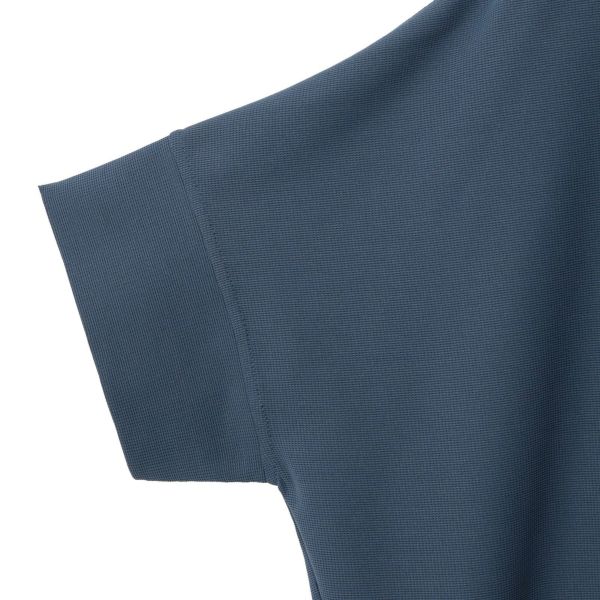 ワッフルリブスリーブスクエアＴシャツ