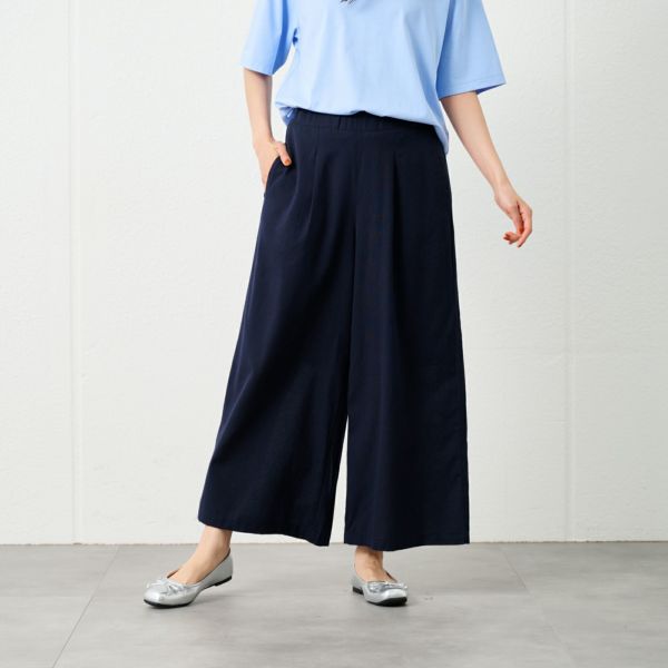 綿麻ワイドパンツ