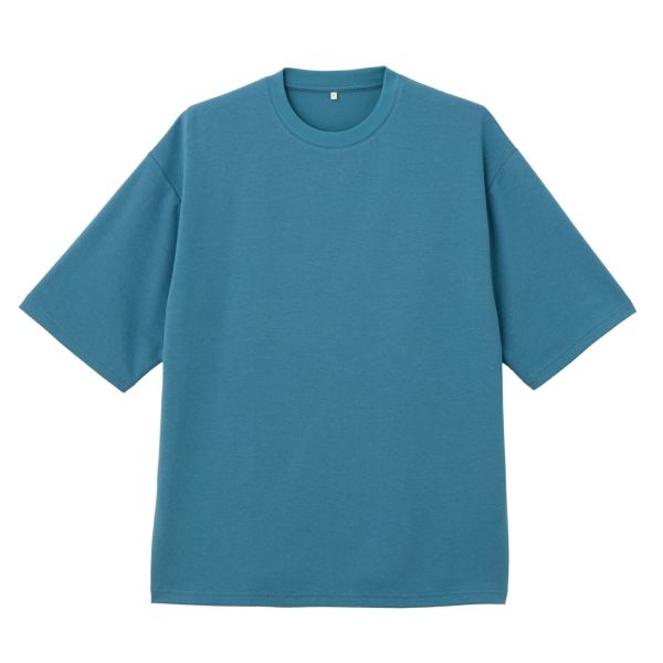 【ピースフィットクール】　スムース無地五分袖Ｔシャツ