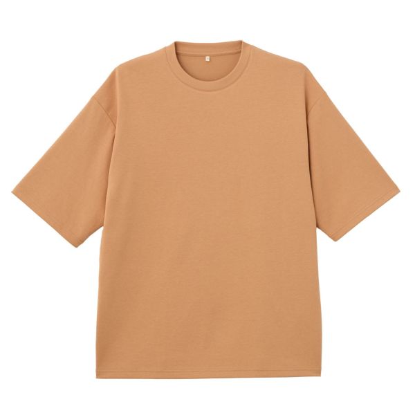 【ピースフィットクール】　スムース無地五分袖Ｔシャツ