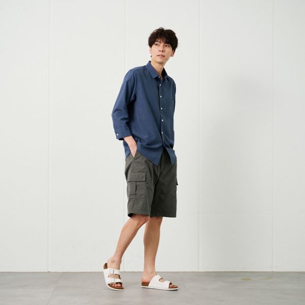 コットンカーゴショートパンツ