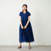 刺繍レースキーネックワンピース