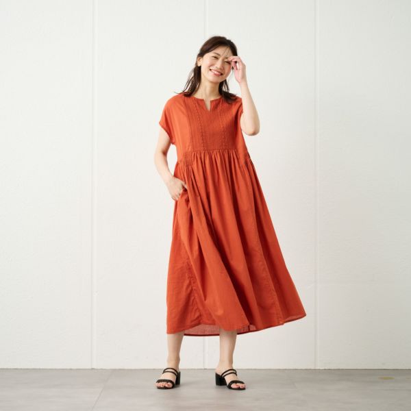 極美品♡ルネ♡ロゴ刺繍　ワンピース Rene（ルネ） カットワーク刺繍ワンピース 66165440