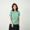 レディス　コットン１００クルーネック半袖Tシャツ