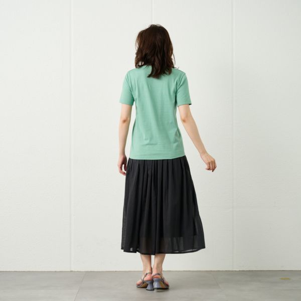 レディス　コットン１００クルーネック半袖Tシャツ