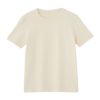 レディス　コットン１００クルーネック半袖Tシャツ