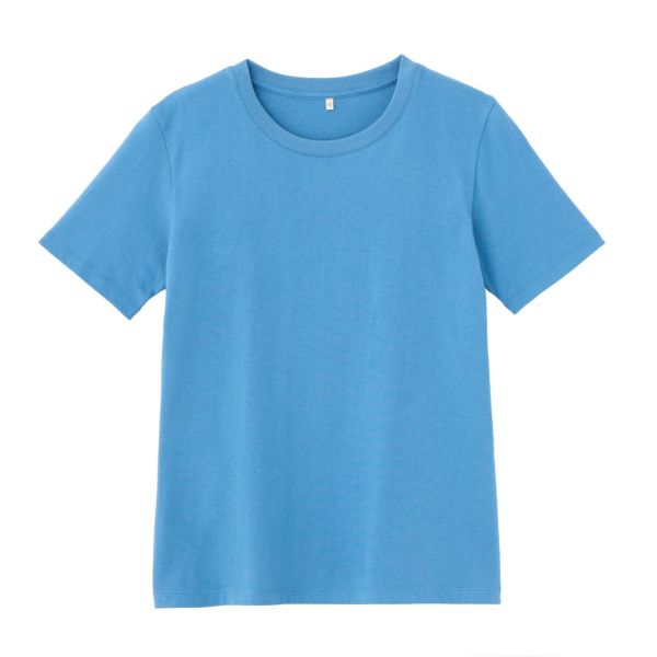 レディス　コットン１００クルーネック半袖Tシャツ