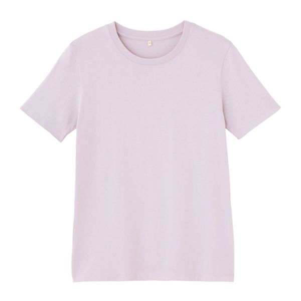 レディス　コットン１００クルーネック半袖Tシャツ