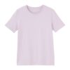 レディス　コットン１００クルーネック半袖Tシャツ
