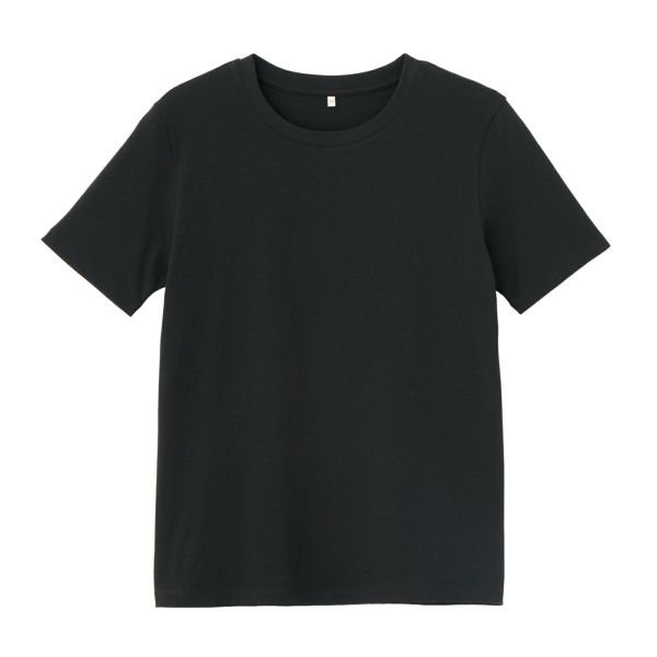 レディス　コットン１００クルーネック半袖Tシャツ