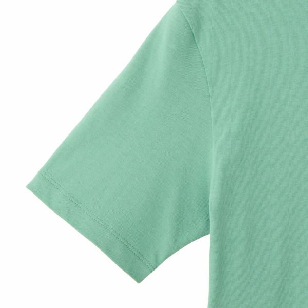 レディス　コットン１００クルーネック半袖Tシャツ