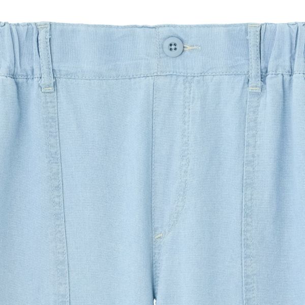 シャンブレーテーパードパンツ