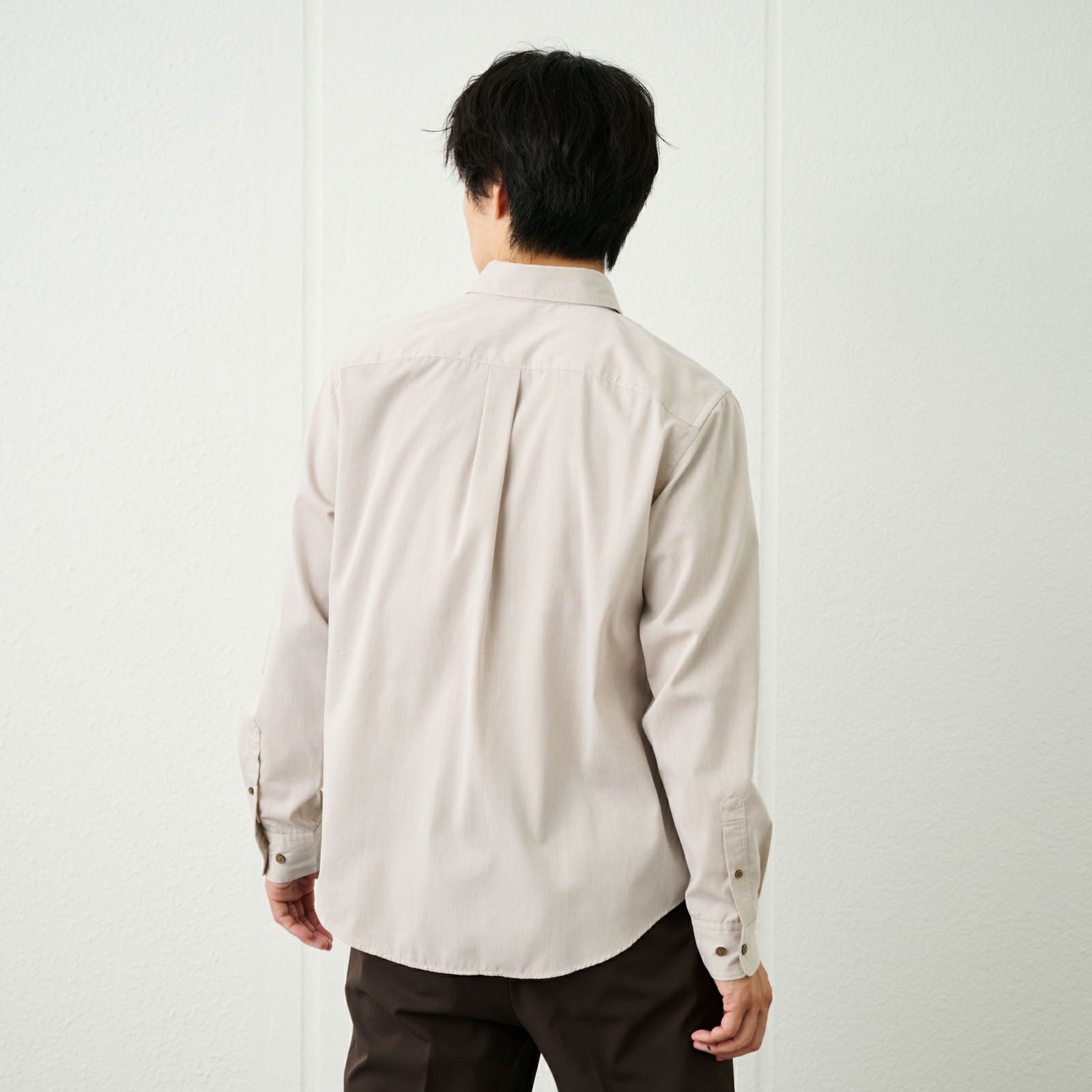 【てまらく】コードドビーボタンダウンシャツ