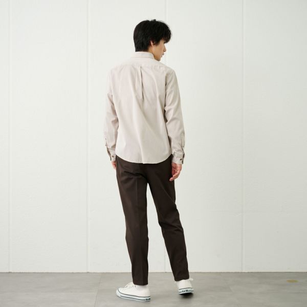 【てまらく】コードドビーボタンダウンシャツ