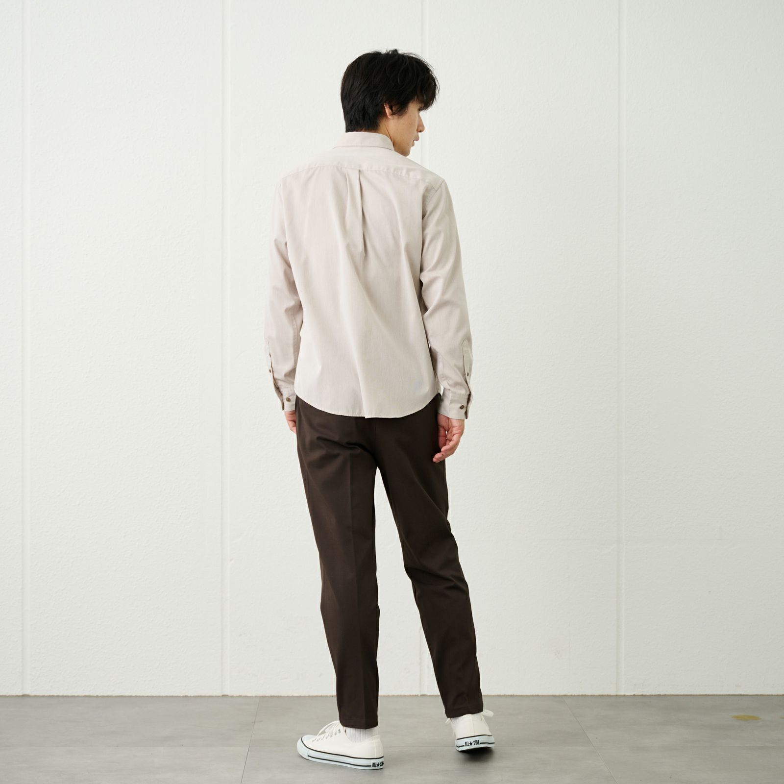 【てまらく】コードドビーボタンダウンシャツ