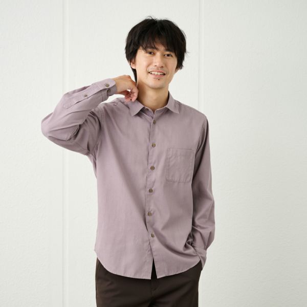 【てまらく】ドビーシャツ