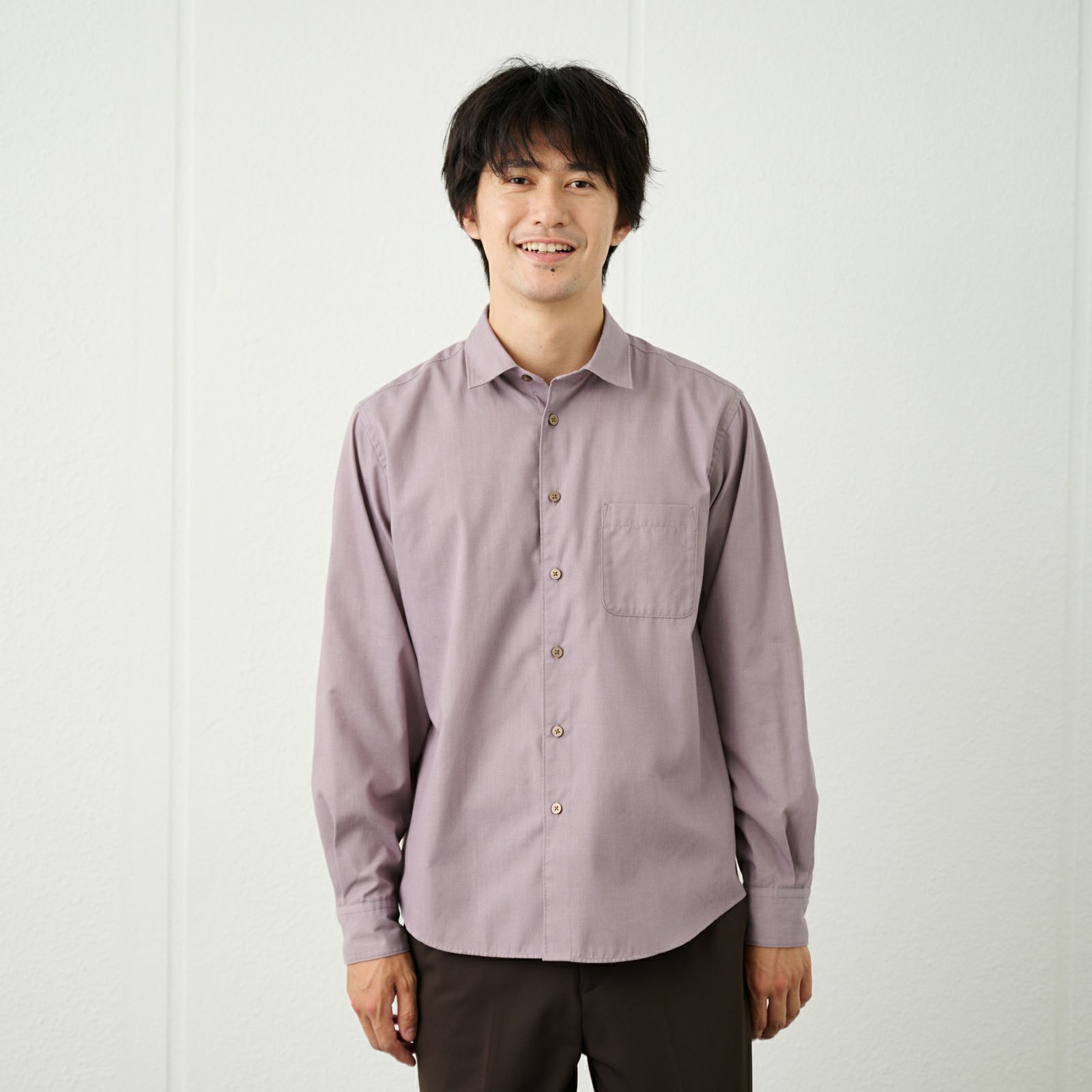 【てまらく】ドビーシャツ