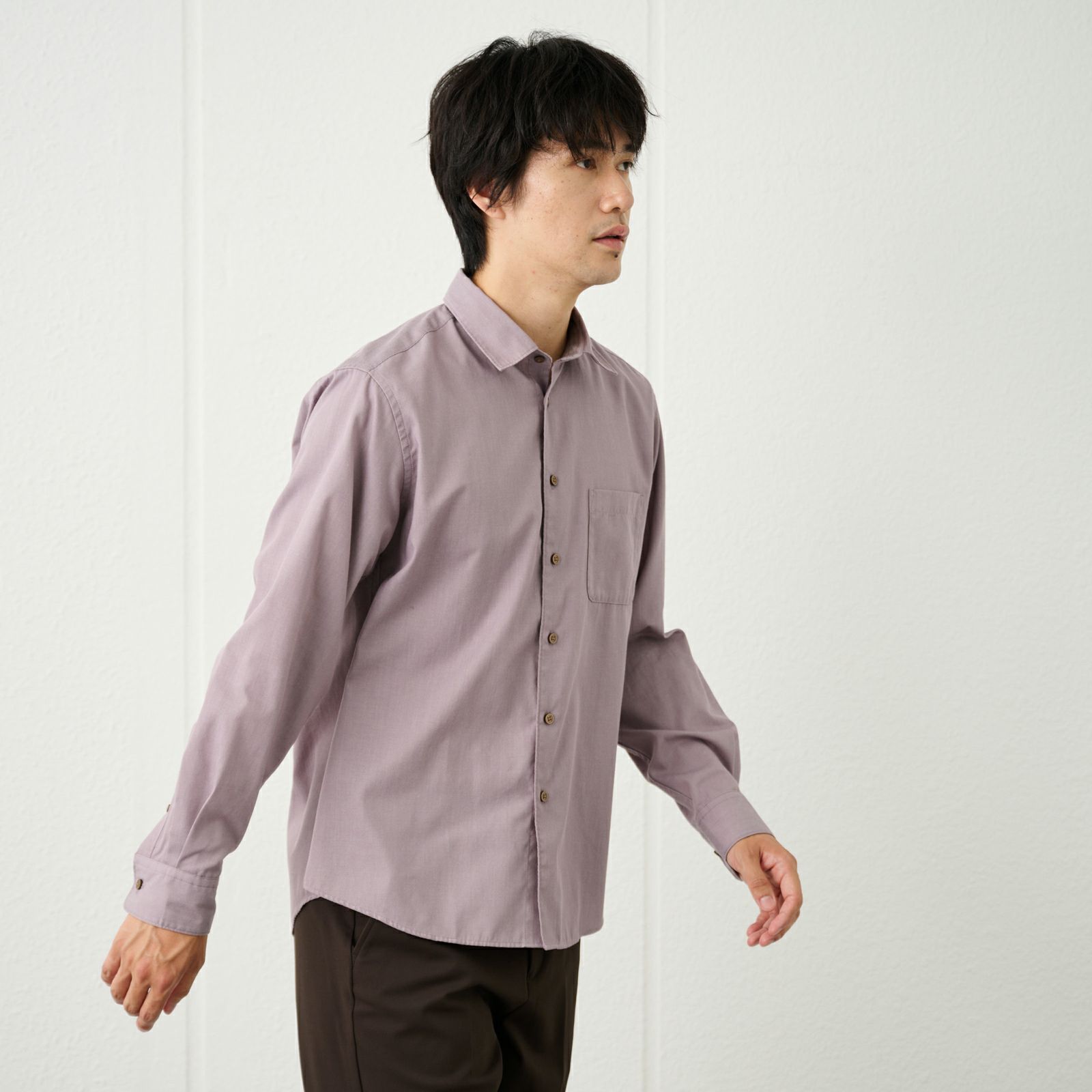 【てまらく】ドビーシャツ