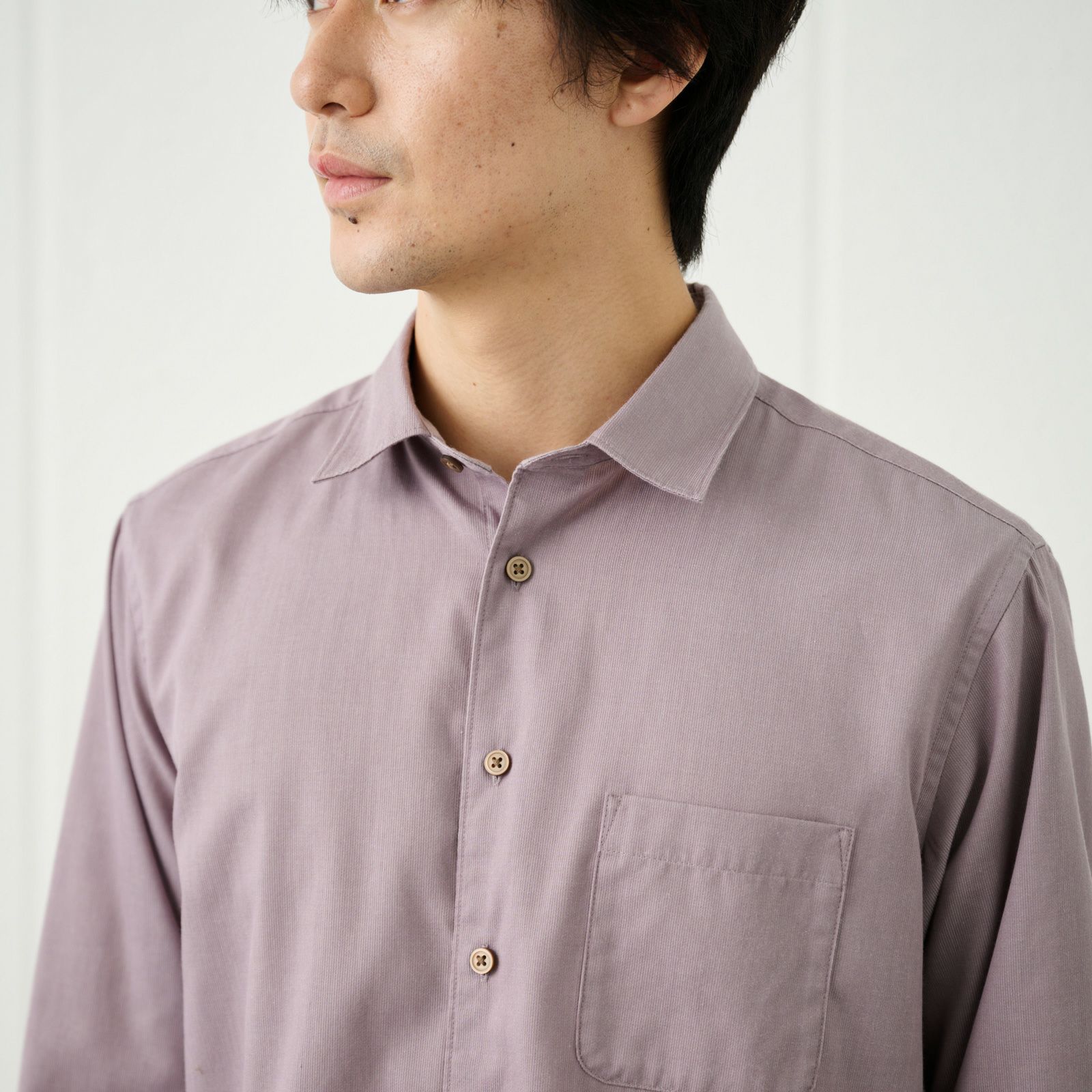 【てまらく】ドビーシャツ