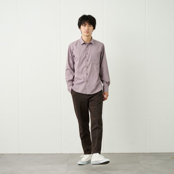 【てまらく】ドビーシャツ