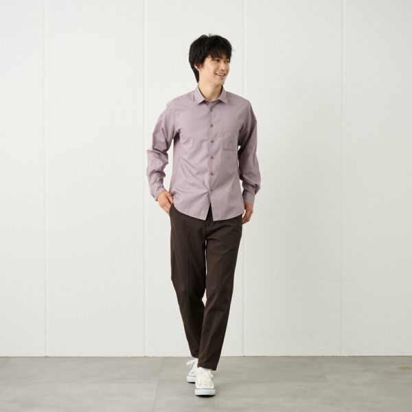 【てまらく】ドビーシャツ