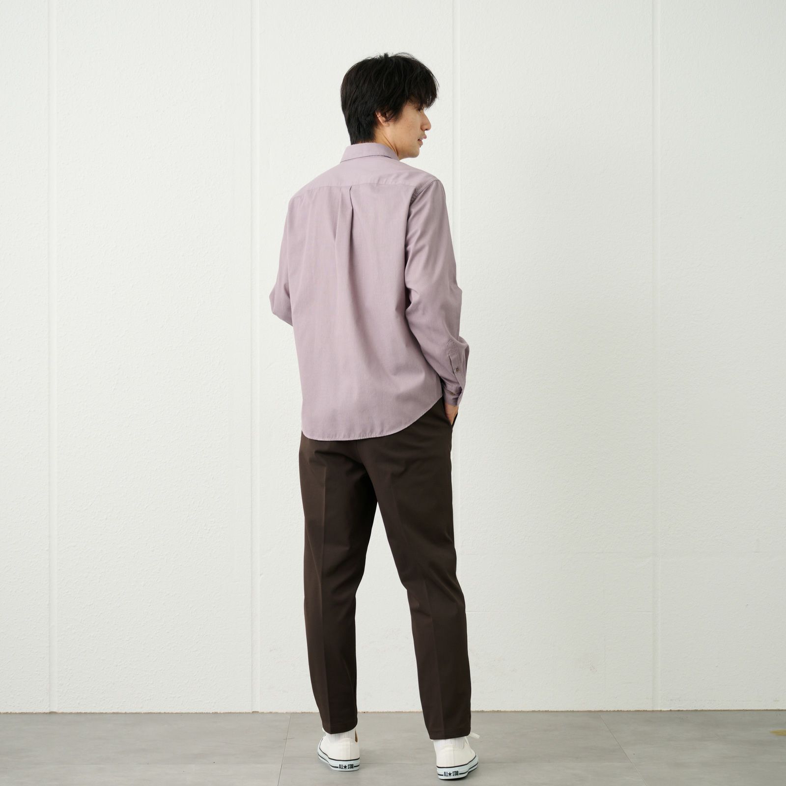 【てまらく】ドビーシャツ