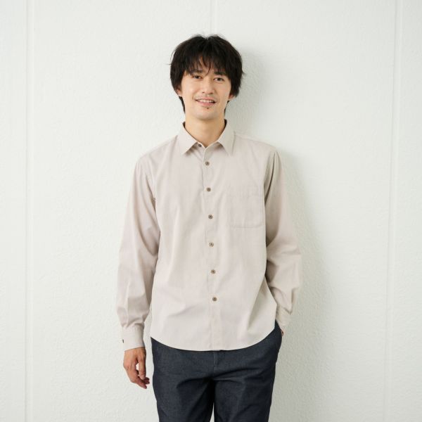 【てまらく】ドビーシャツ