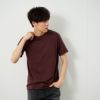メンズ　コットン１００クルーネック半袖Tシャツ
