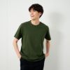メンズ　コットン１００クルーネック半袖Tシャツ
