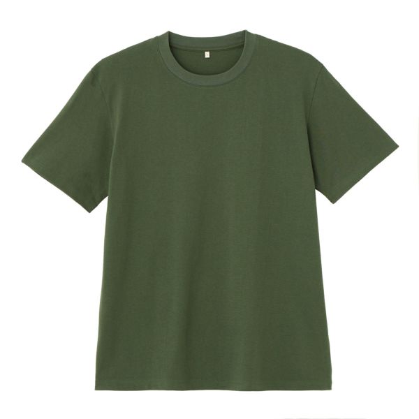 メンズ　コットン１００クルーネック半袖Tシャツ