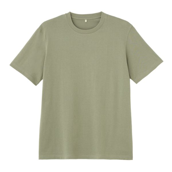 メンズ　コットン１００クルーネック半袖Tシャツ