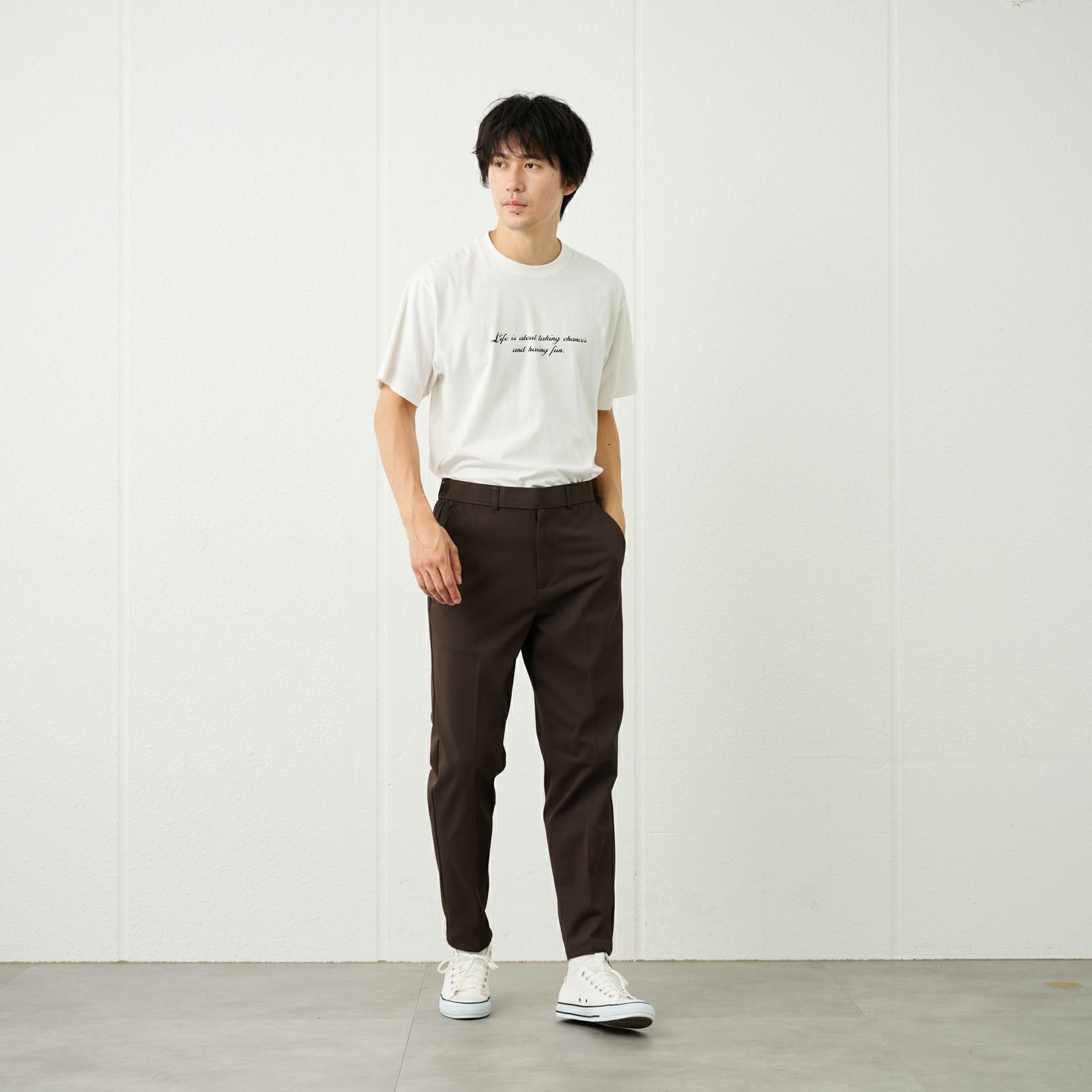 【オルスタ】ストレッチカルゼイージーパンツ