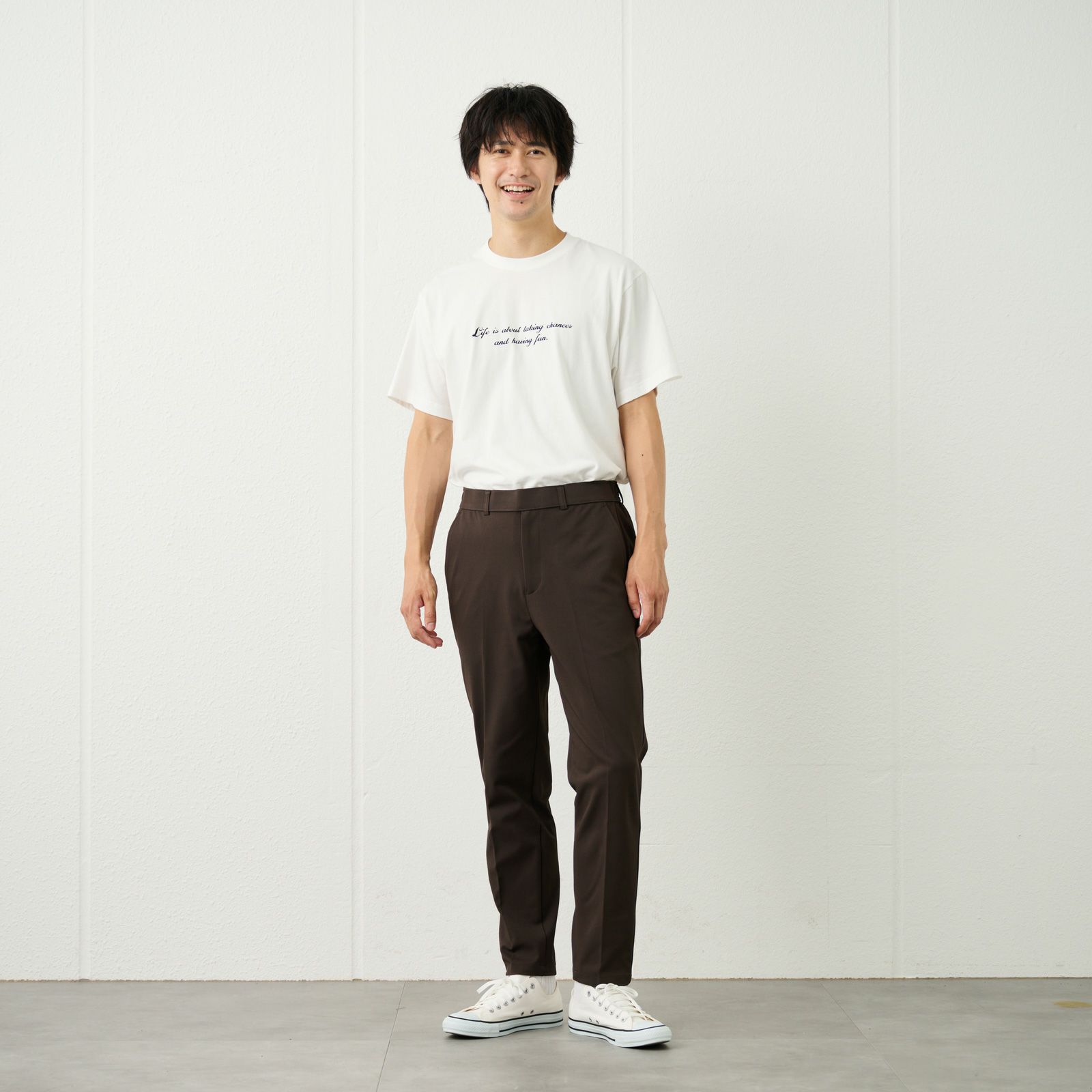 【オルスタ】ストレッチカルゼイージーパンツ