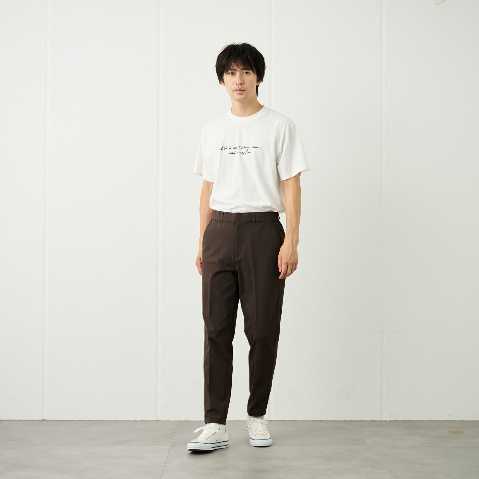 【オルスタ】ストレッチカルゼイージーパンツ