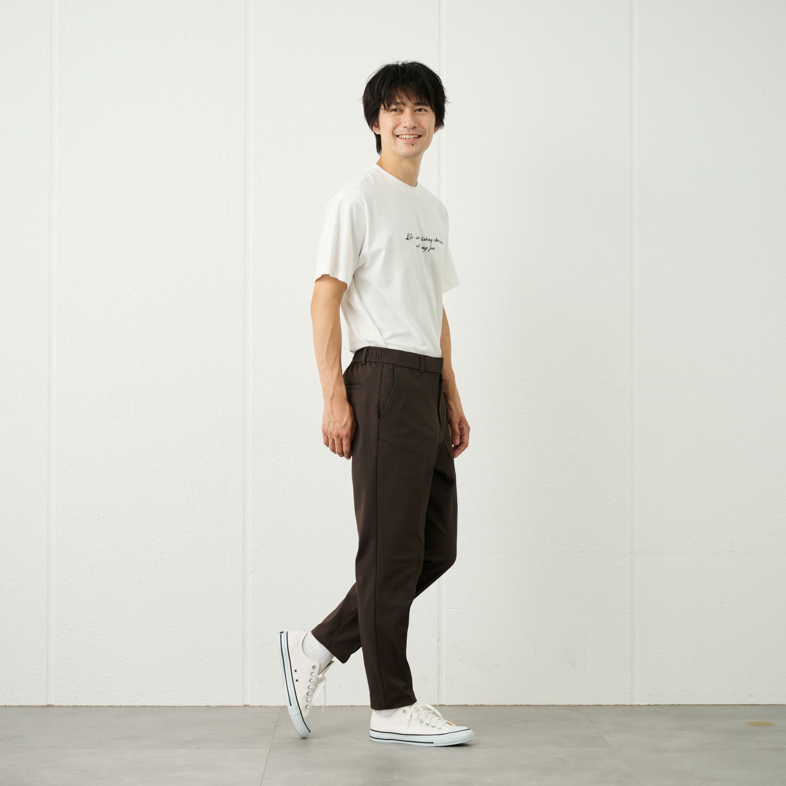 【オルスタ】ストレッチカルゼイージーパンツ