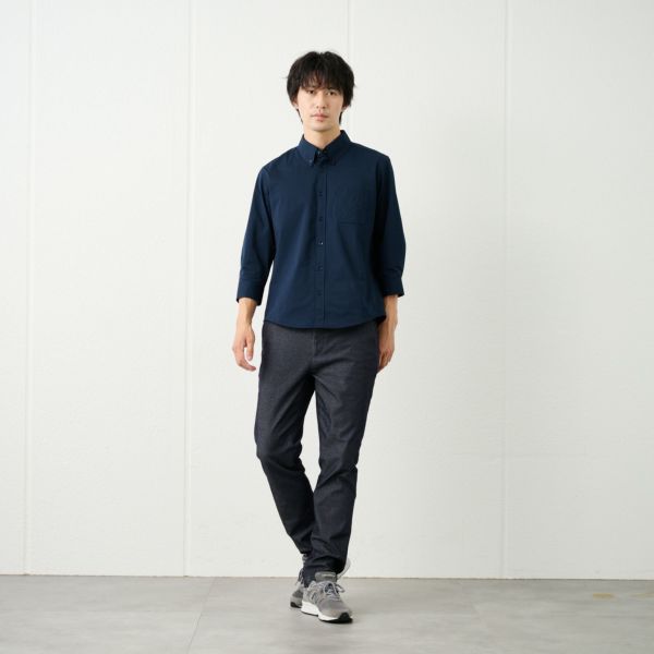 エアースルーメッシュ７分袖シャツ