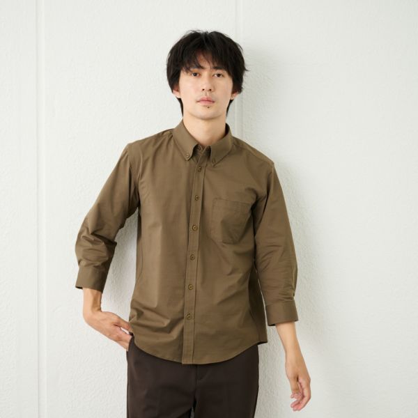 エアースルーメッシュ７分袖シャツ
