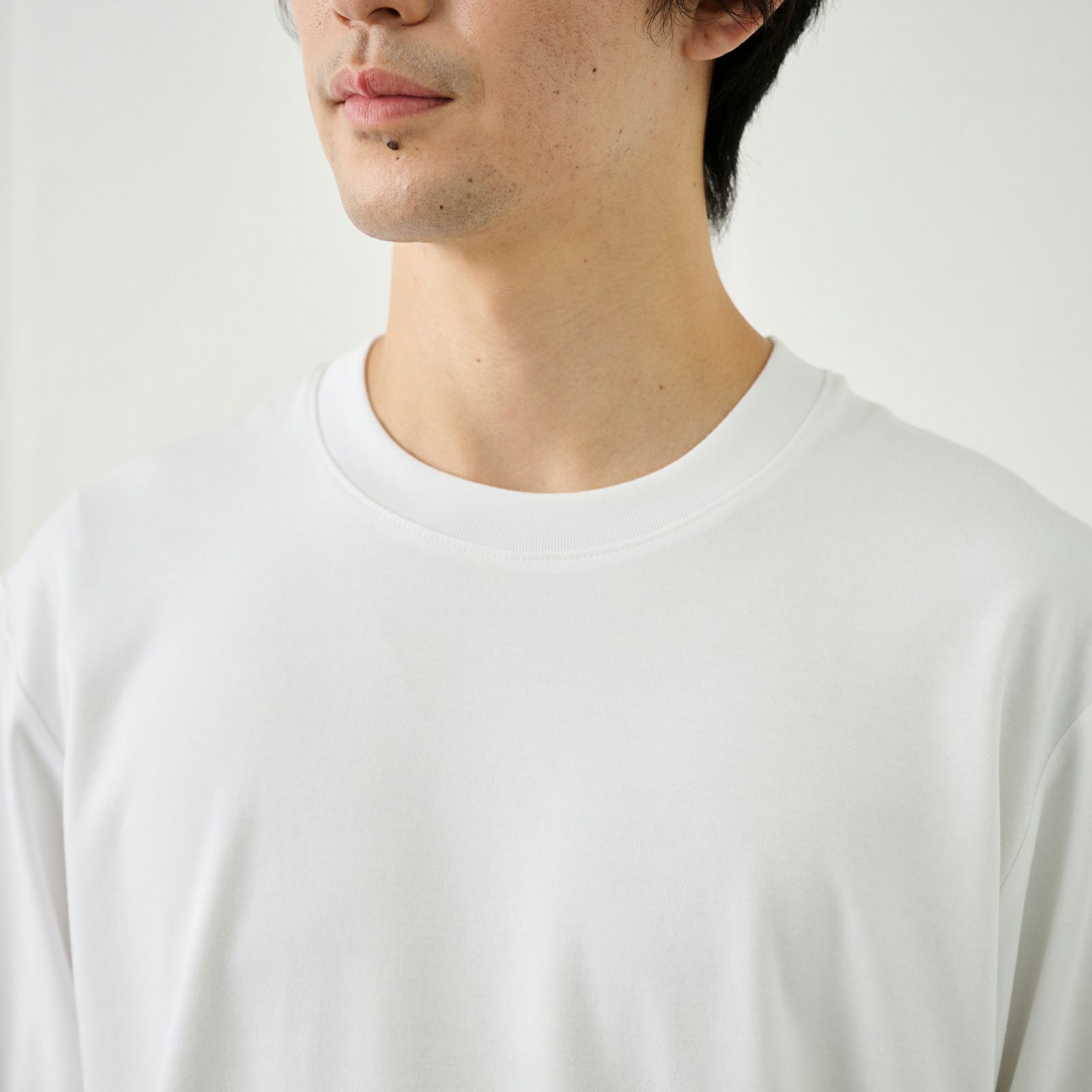 ピースフィットクール　ＵＶ対策スムース無地長袖Tシャツ