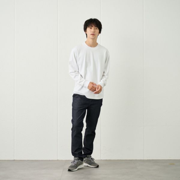 ピースフィットクール　ＵＶ対策スムース無地長袖Tシャツ