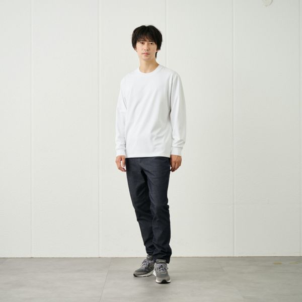 ピースフィットクール　ＵＶ対策スムース無地長袖Tシャツ