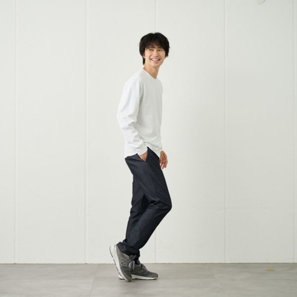 ピースフィットクール　ＵＶ対策スムース無地長袖Tシャツ