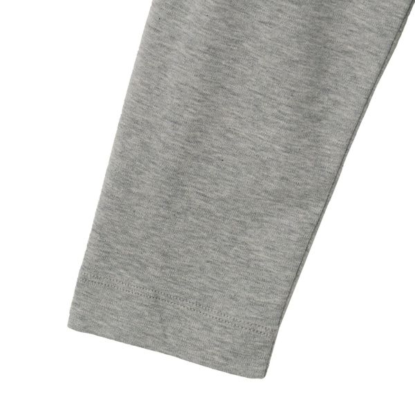 シルキータッチコットン　クルーネック長袖Tシャツ（無地）