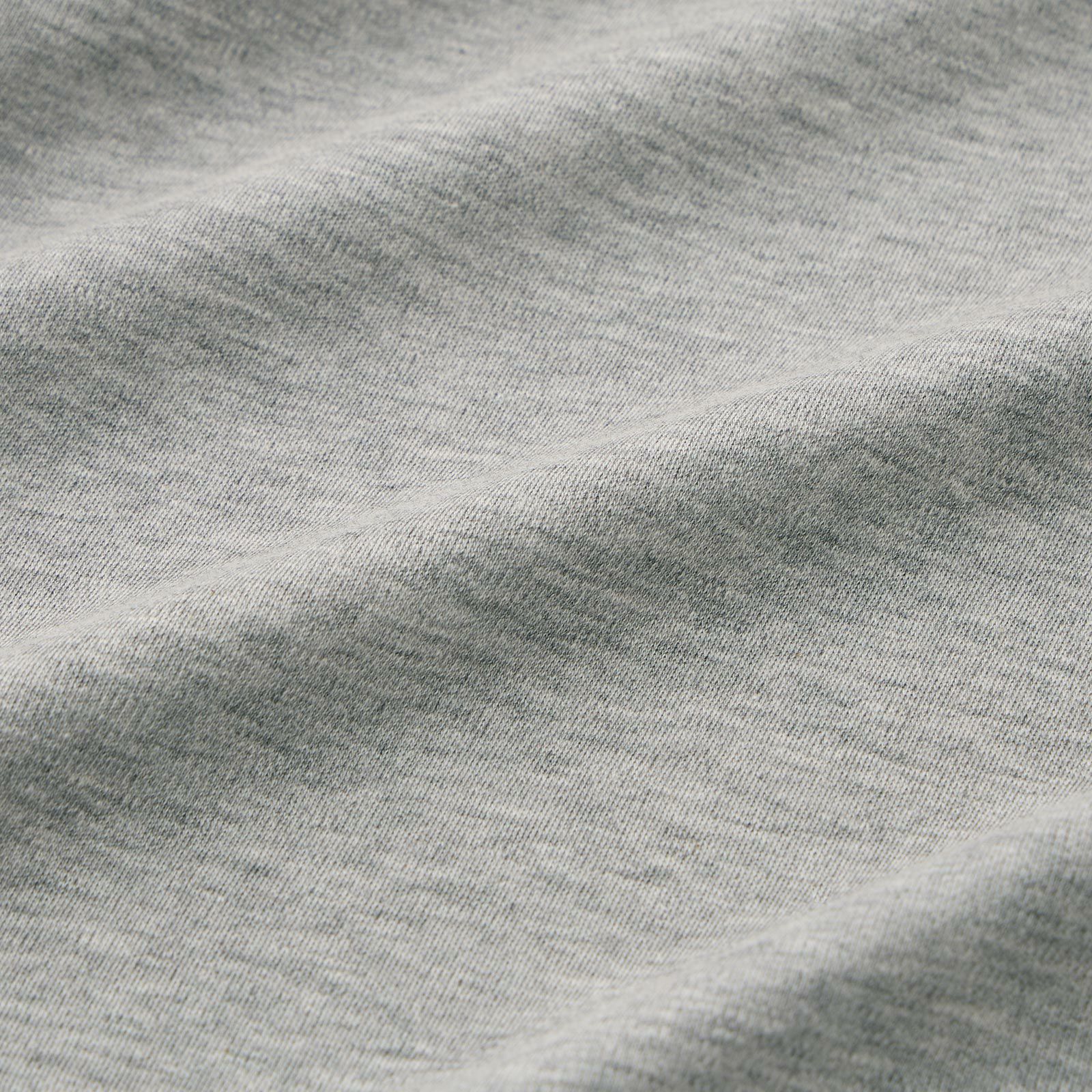 シルキータッチコットン　クルーネック長袖Tシャツ（無地）