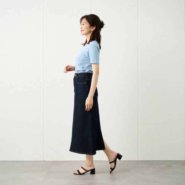 デニムＡラインスカート
