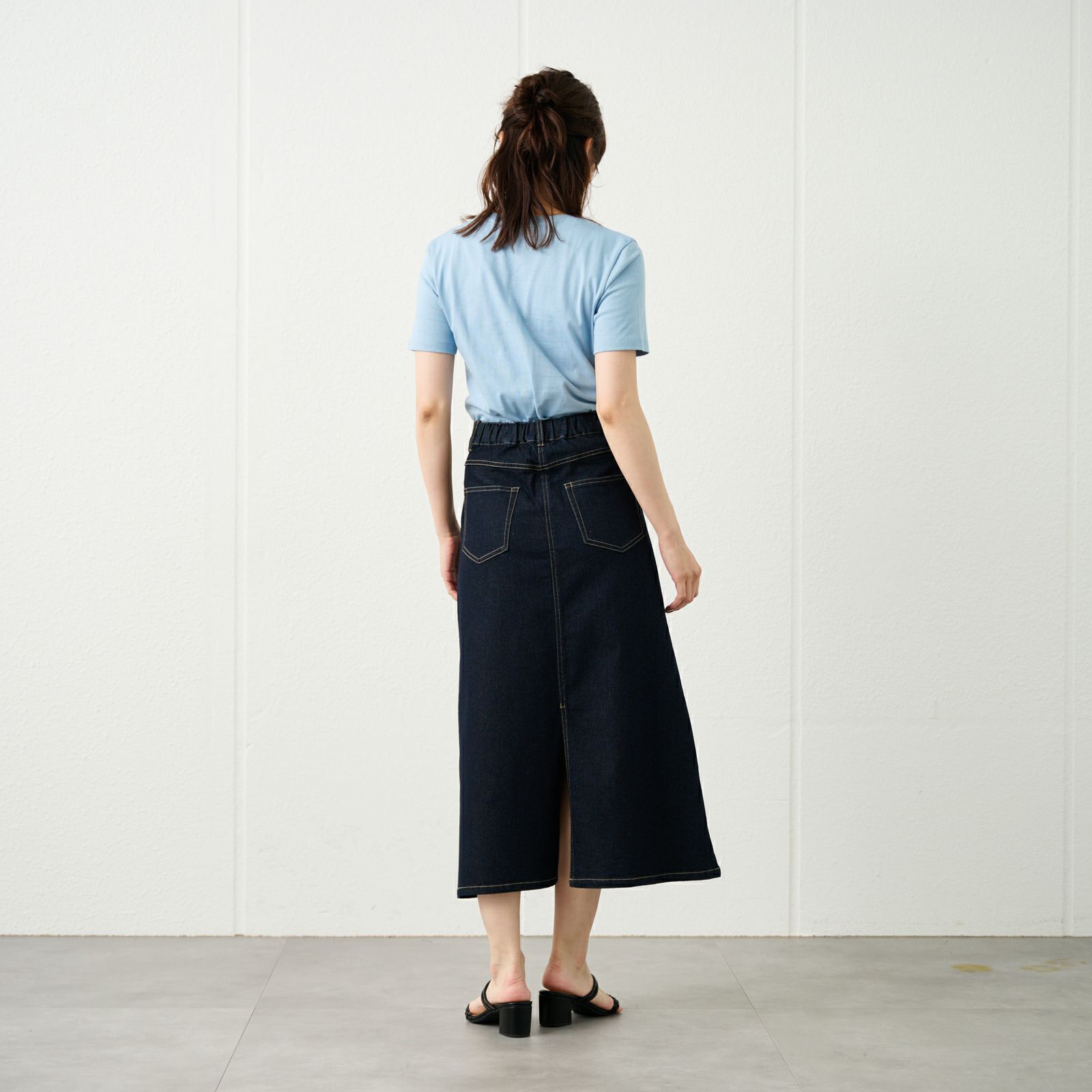 デニムＡラインスカート