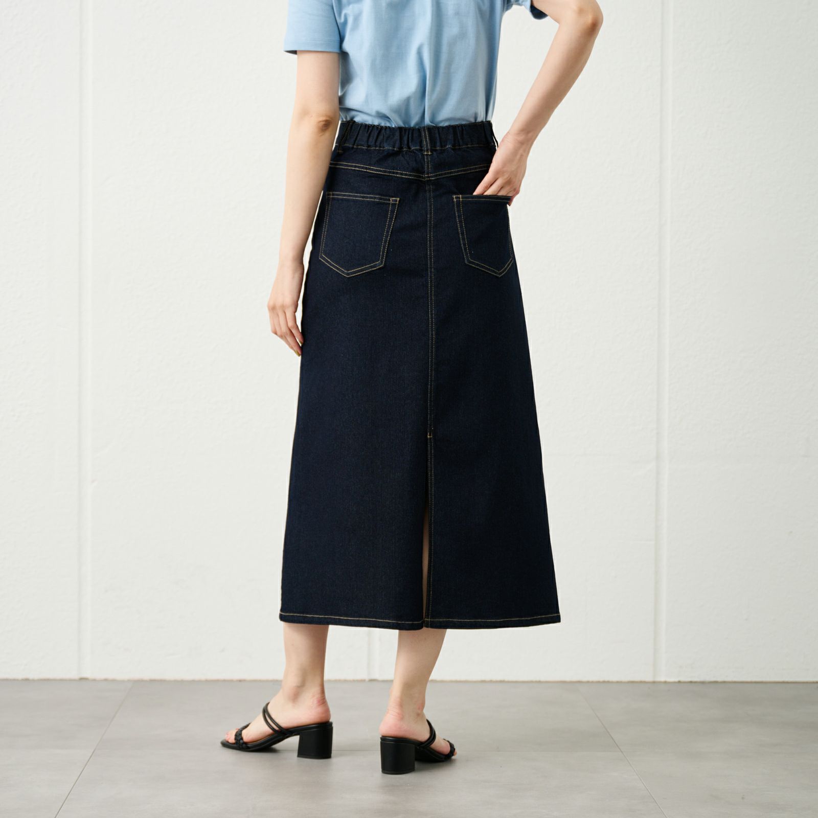 デニムＡラインスカート