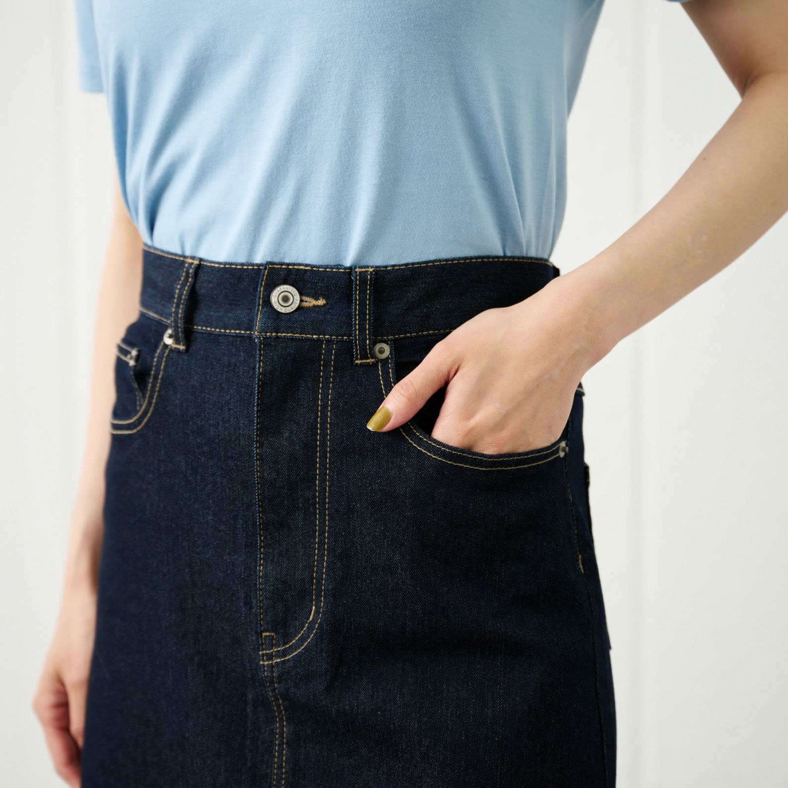 デニムＡラインスカート