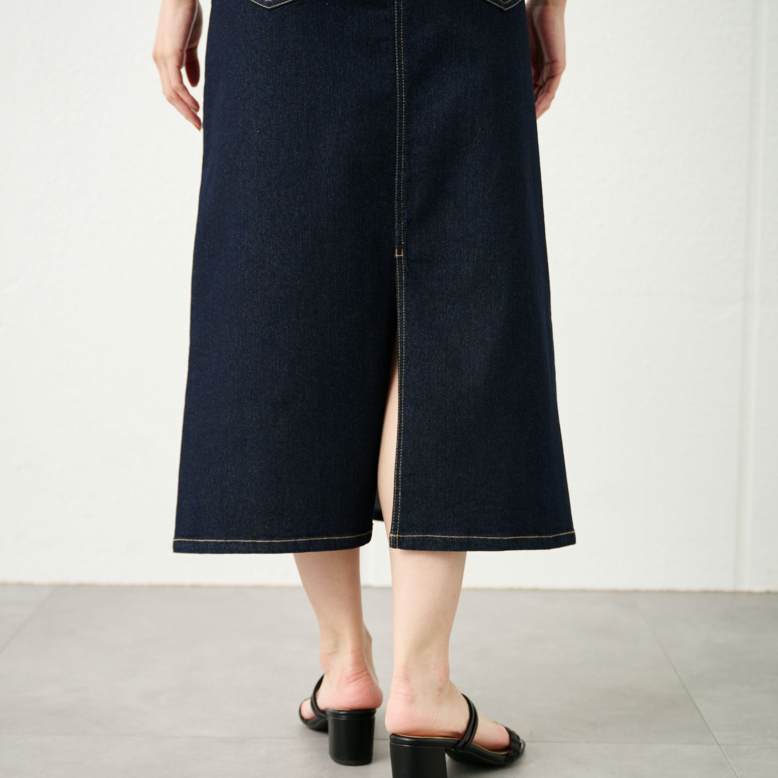 デニムＡラインスカート