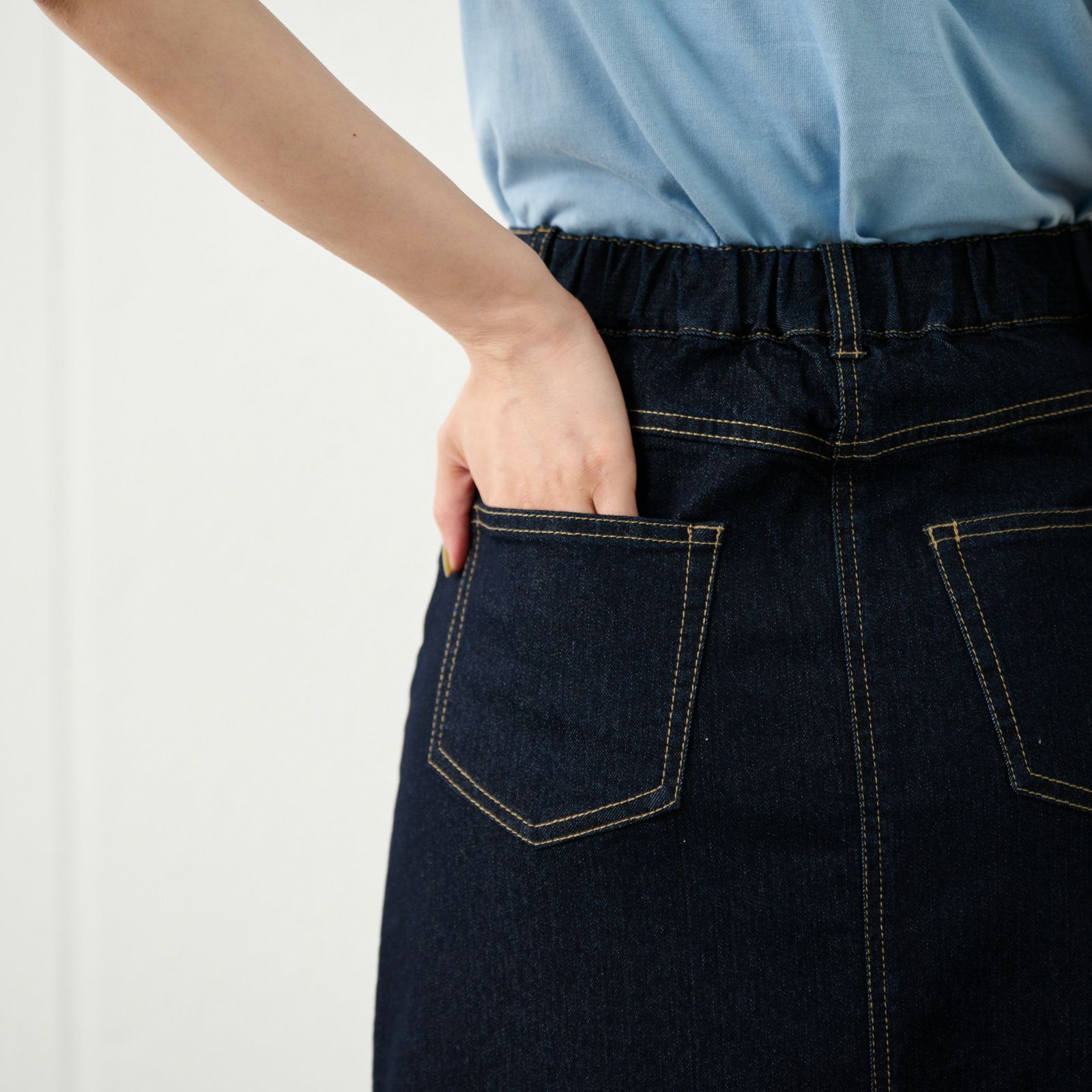 デニムＡラインスカート